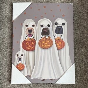 Halloween Dogs Canvas Art